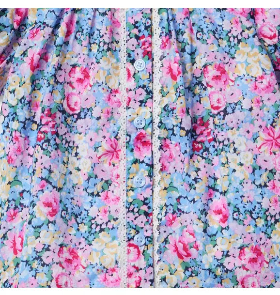 Floral Puff Sleeve Top