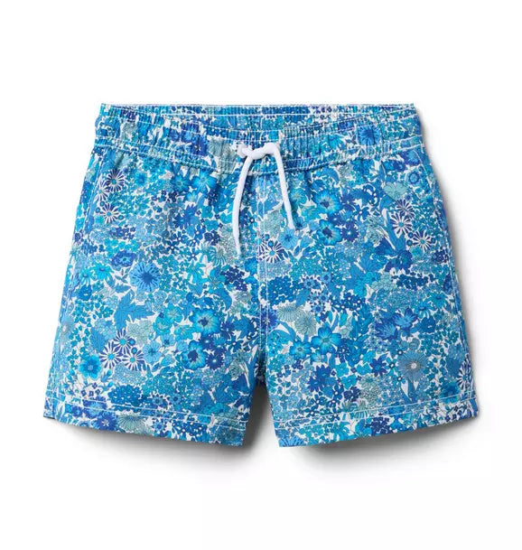 Margaret Annie Recycled Swim Trunk Made With Liberty Fabric