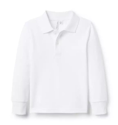 The Long Sleeve Pique Polo