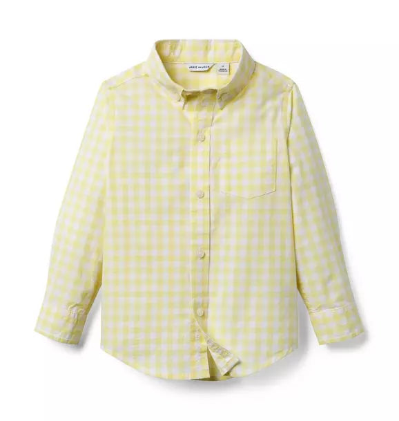Gingham Poplin Shirt