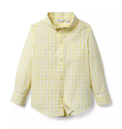 Gingham Poplin Shirt