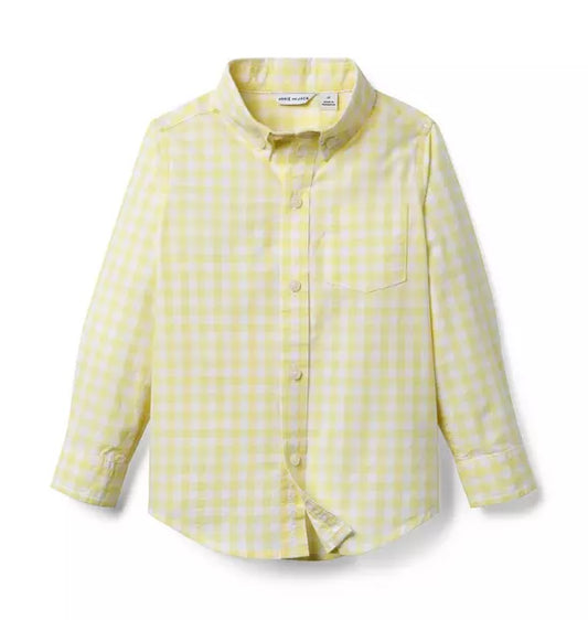Gingham Poplin Shirt