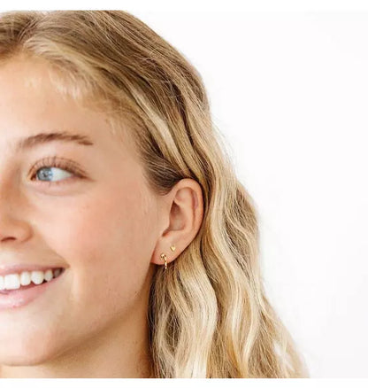 Candy Cane Stud Earrings