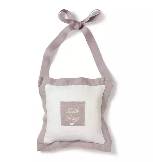 Tooth Fairy Pillow in Grey