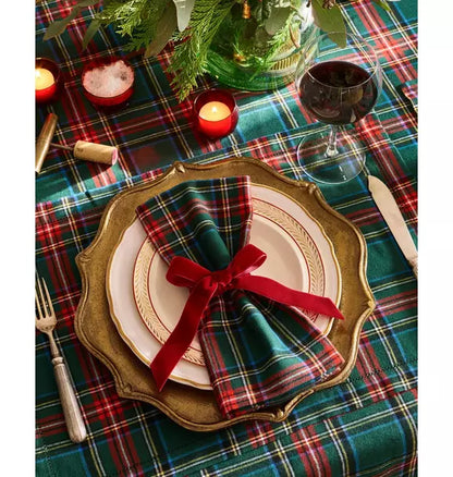 Signature Twill Napkins in Kensington Tartan (Set of 4)