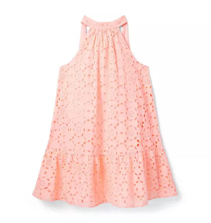 Serena Williams x Janie and Jack Women’s Peach Point Matching Dress