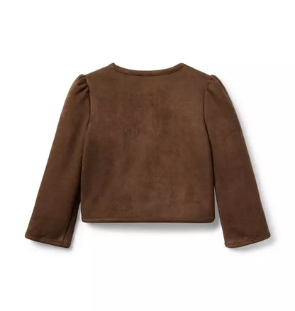 The Sueded Puff Sleeve Jacket