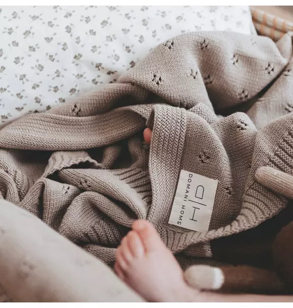 Flower Stone Baby Blanket