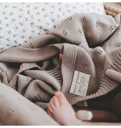 Flower Stone Baby Blanket