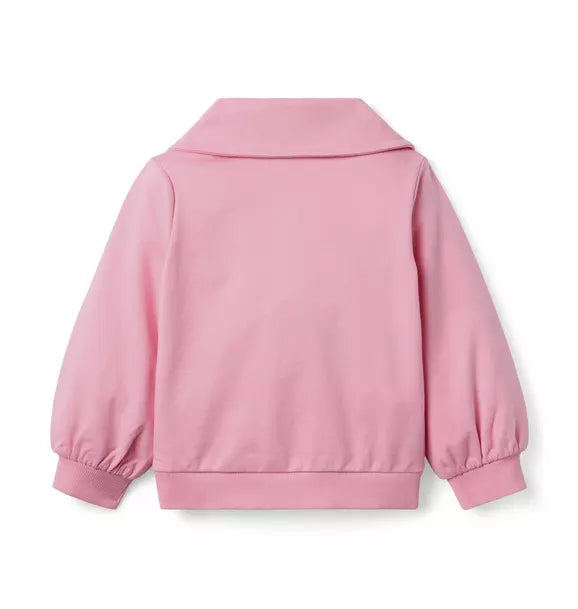 French Terry Half Zip Sweatshirt