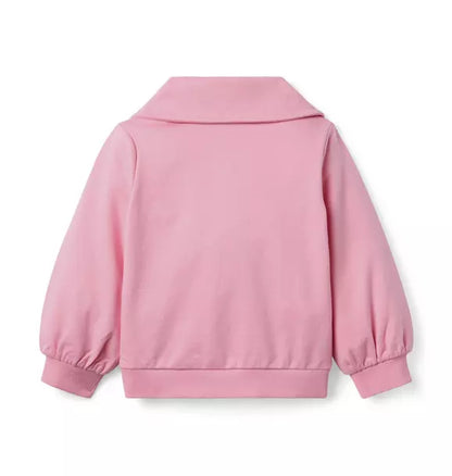 French Terry Half Zip Sweatshirt