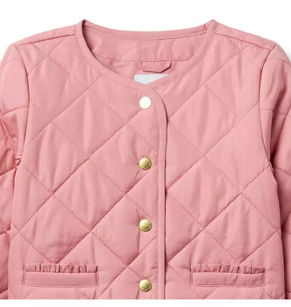 The Quilted Ruffle Cuff Jacket
