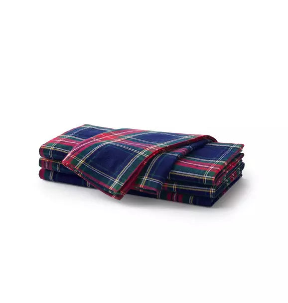 Signature Twill Napkins in Windsor Tartan (Set of 4)