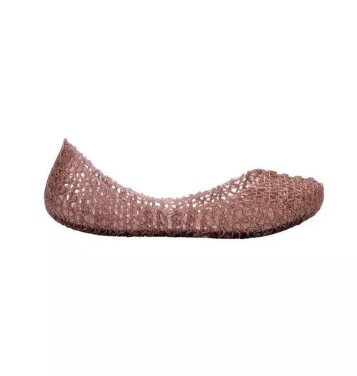 Campana Papel Ballet Flat in Rose Glitter