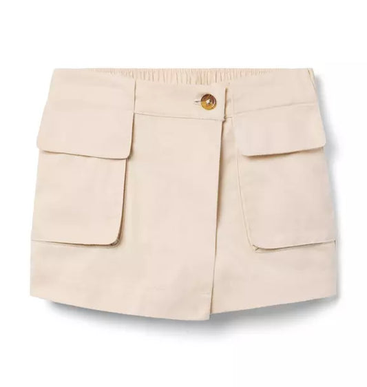The Twill Cargo Skort