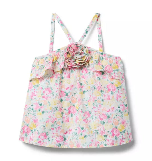 Serena Williams x Janie and Jack Floral Flair Top