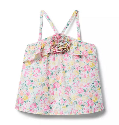 Serena Williams x Janie and Jack Floral Flair Top