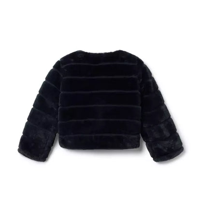 Channel Faux Fur Jacket