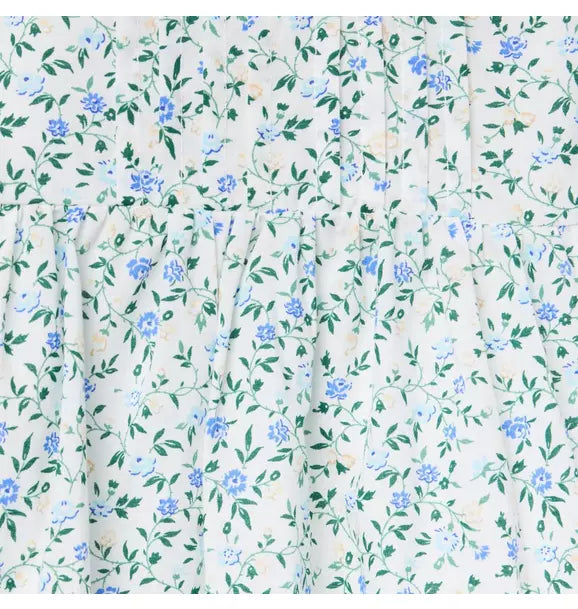 Ditsy Floral Pintuck Top