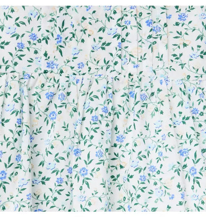 Ditsy Floral Pintuck Top