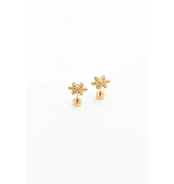 Snowflake Stud Earrings