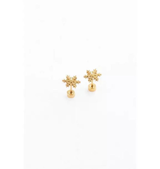 Snowflake Stud Earrings