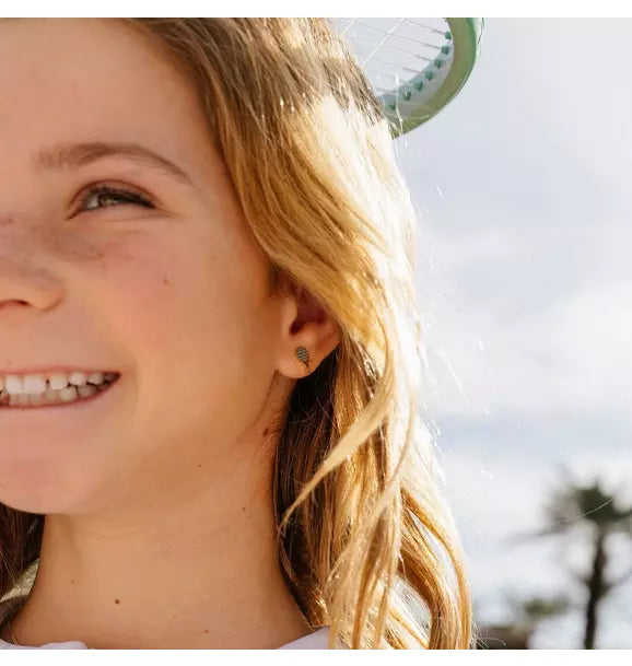 Tennis Racquet Stud Earring