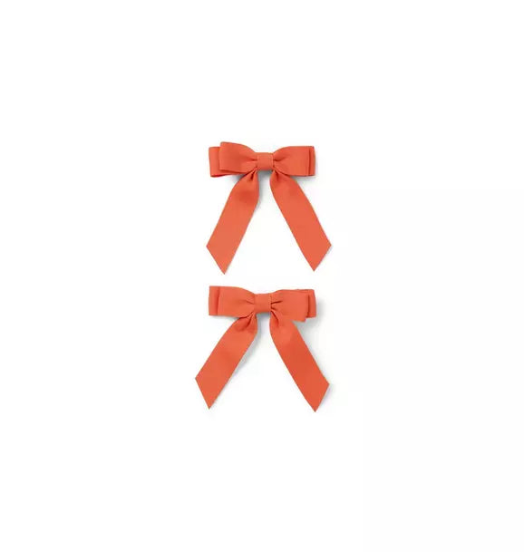 Bow Barrette Set