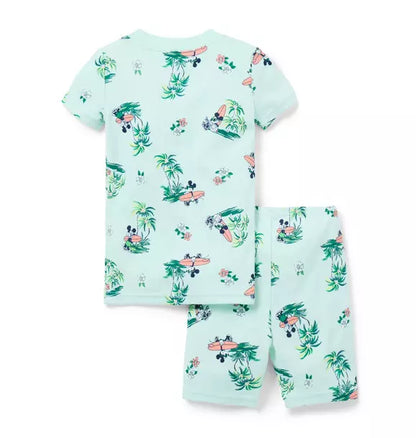 Good Night Short Pajama In Disney Mickey Mouse Surf