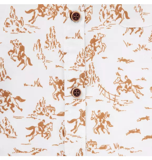 Baby Western Toile Matching Set