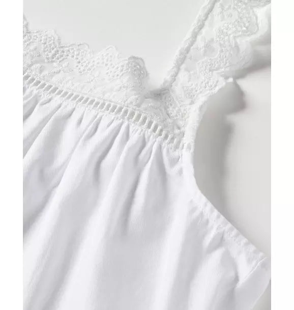 Women's Twill Esme Nightgown in White