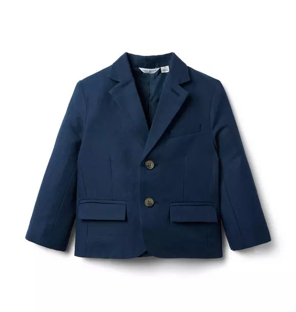 Linen-Cotton Blazer