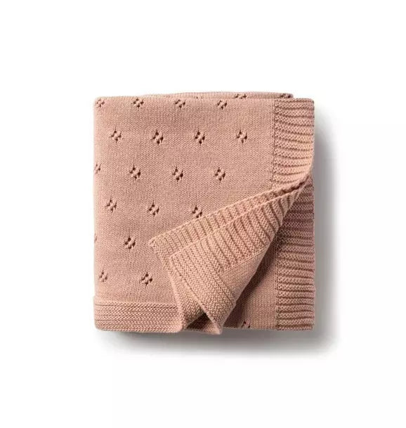 Flower Pink Baby Blanket