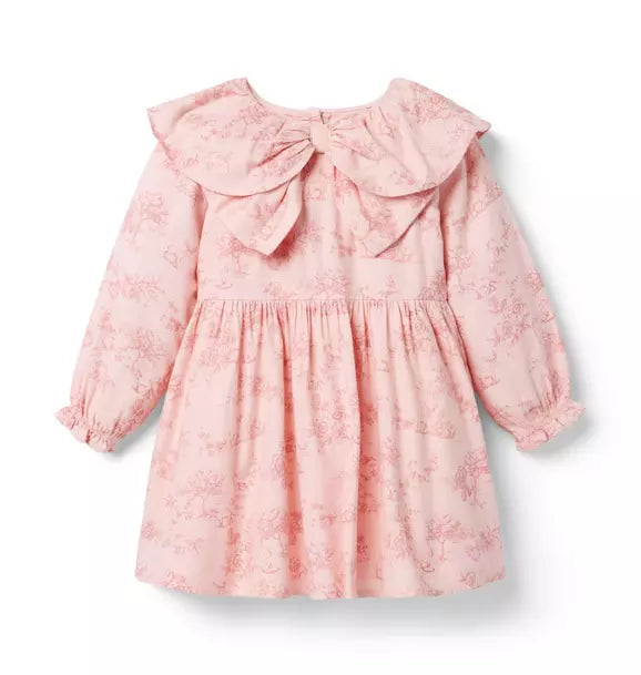 Floral Toile Bow Dress