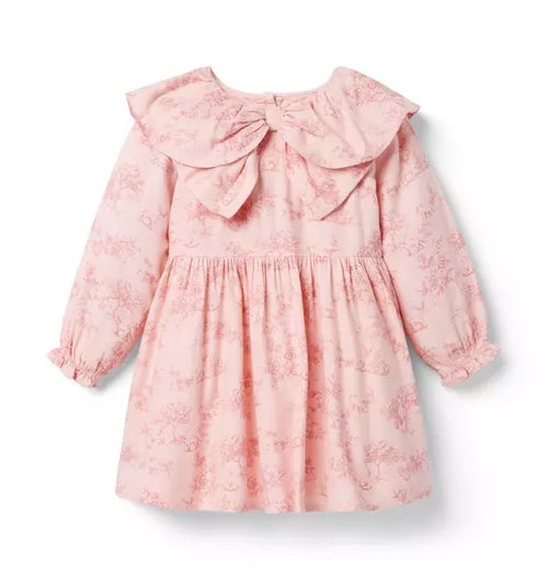 Floral Toile Bow Dress