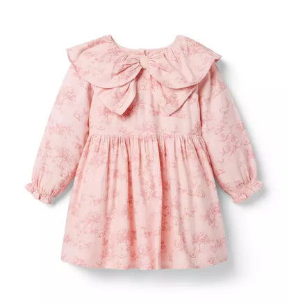 Floral Toile Bow Dress