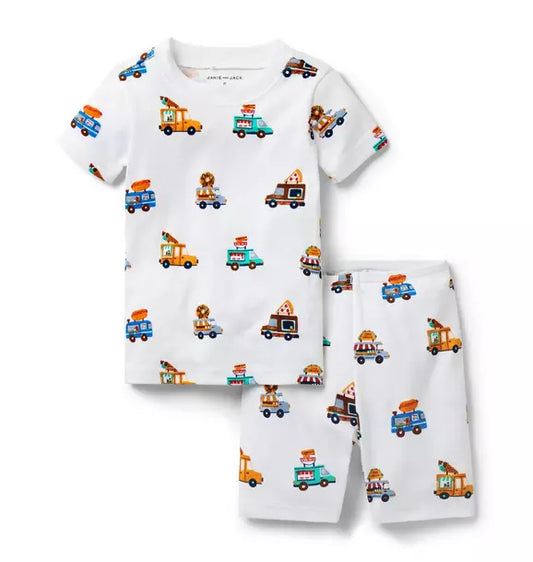 Good Night Short Pajama In Food Truck