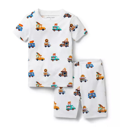 Good Night Short Pajama In Food Truck