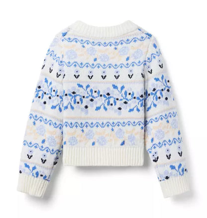 Floral Fair Isle Cardigan