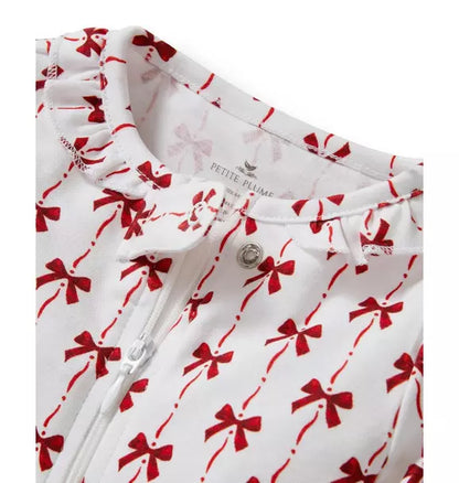 Baby's Pima Romper in Blissful Bows