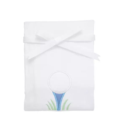 Golf Applique Burp Cloth