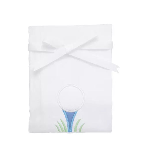 Golf Applique Burp Cloth