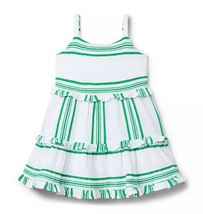 Striped Ruffle Dress