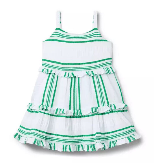 Striped Ruffle Dress