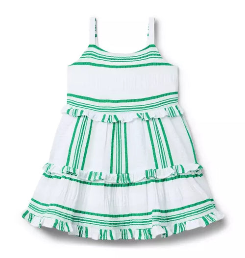 Striped Ruffle Dress