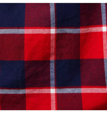 PEANUTS™ Snoopy Santa Plaid Shirt