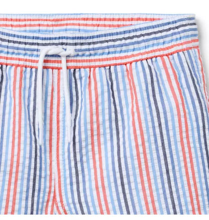 Recycled Striped Swim Trunk