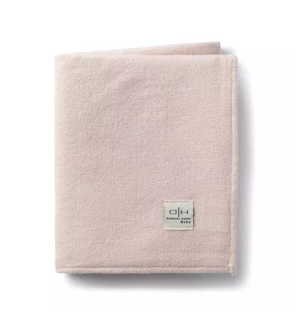Chevron Rose Baby Blanket