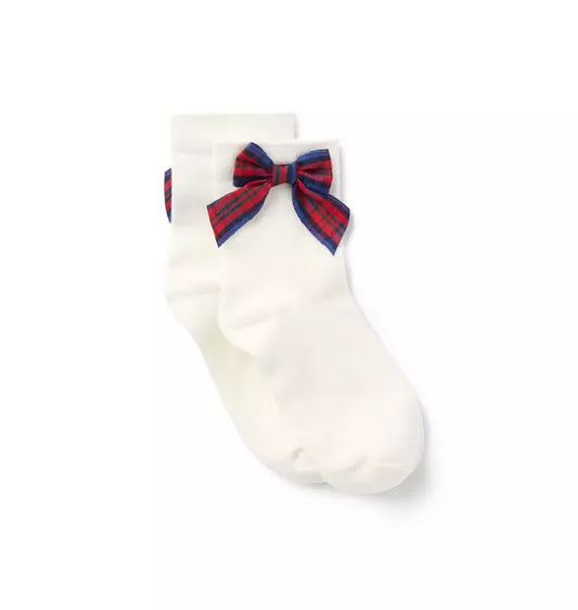 Tartan Bow Sock