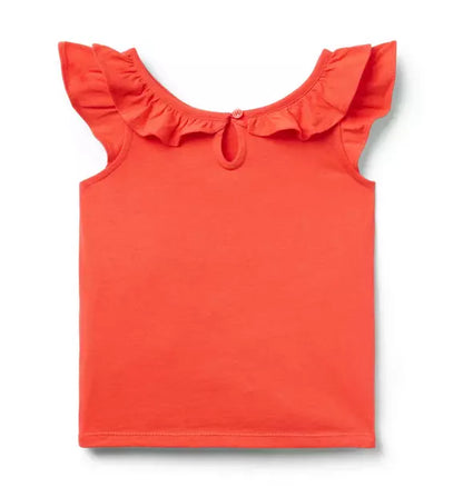 Flutter Sleeve Bow Top